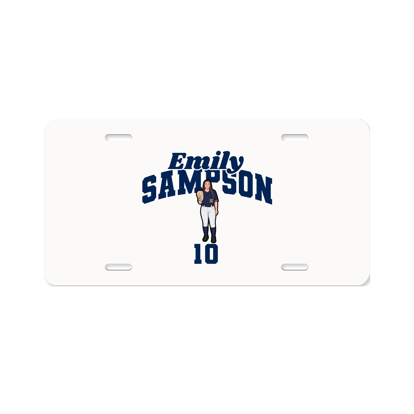 License Plate — Signature Arch in Classic