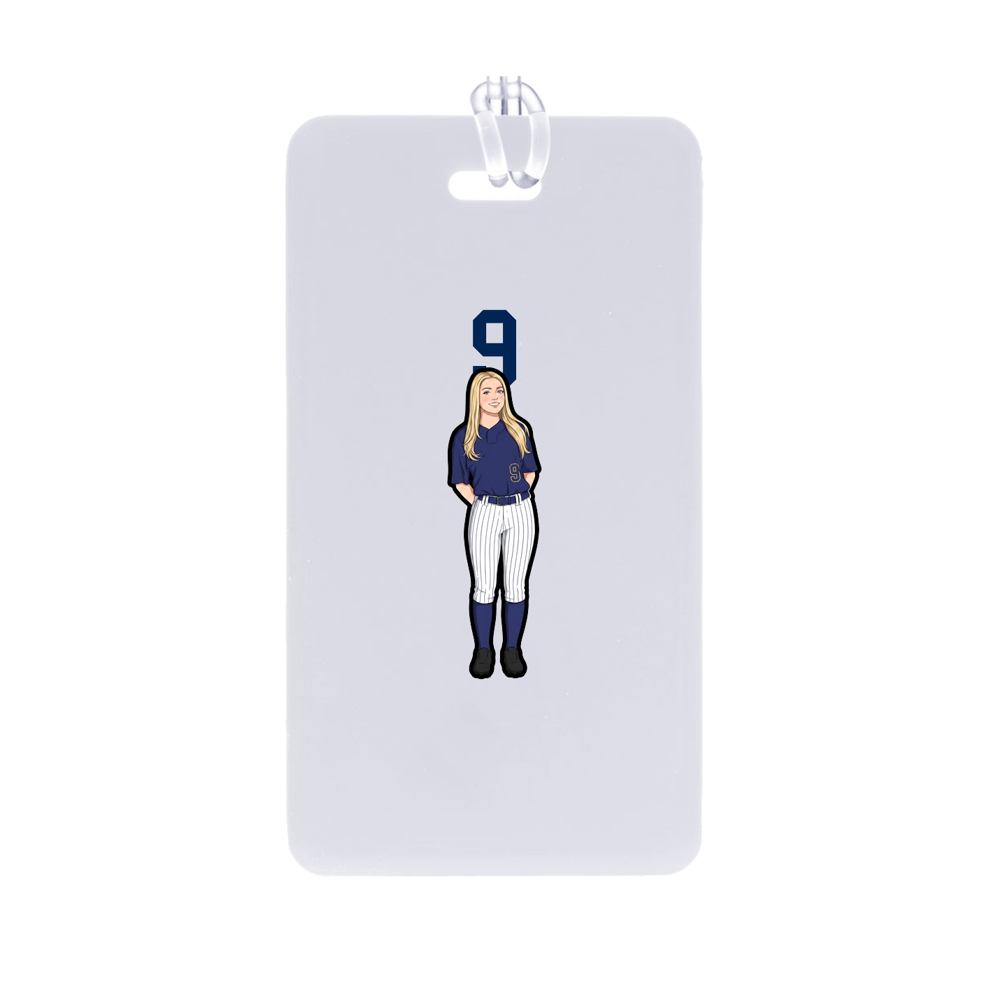 Bag Tag — Number Top in Classic