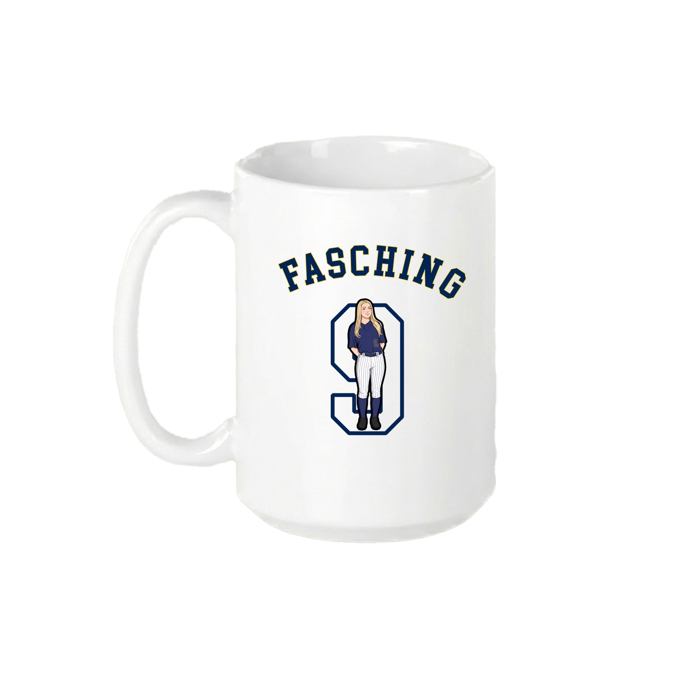 15oz Coffee Mug — Shirsey Arch in White