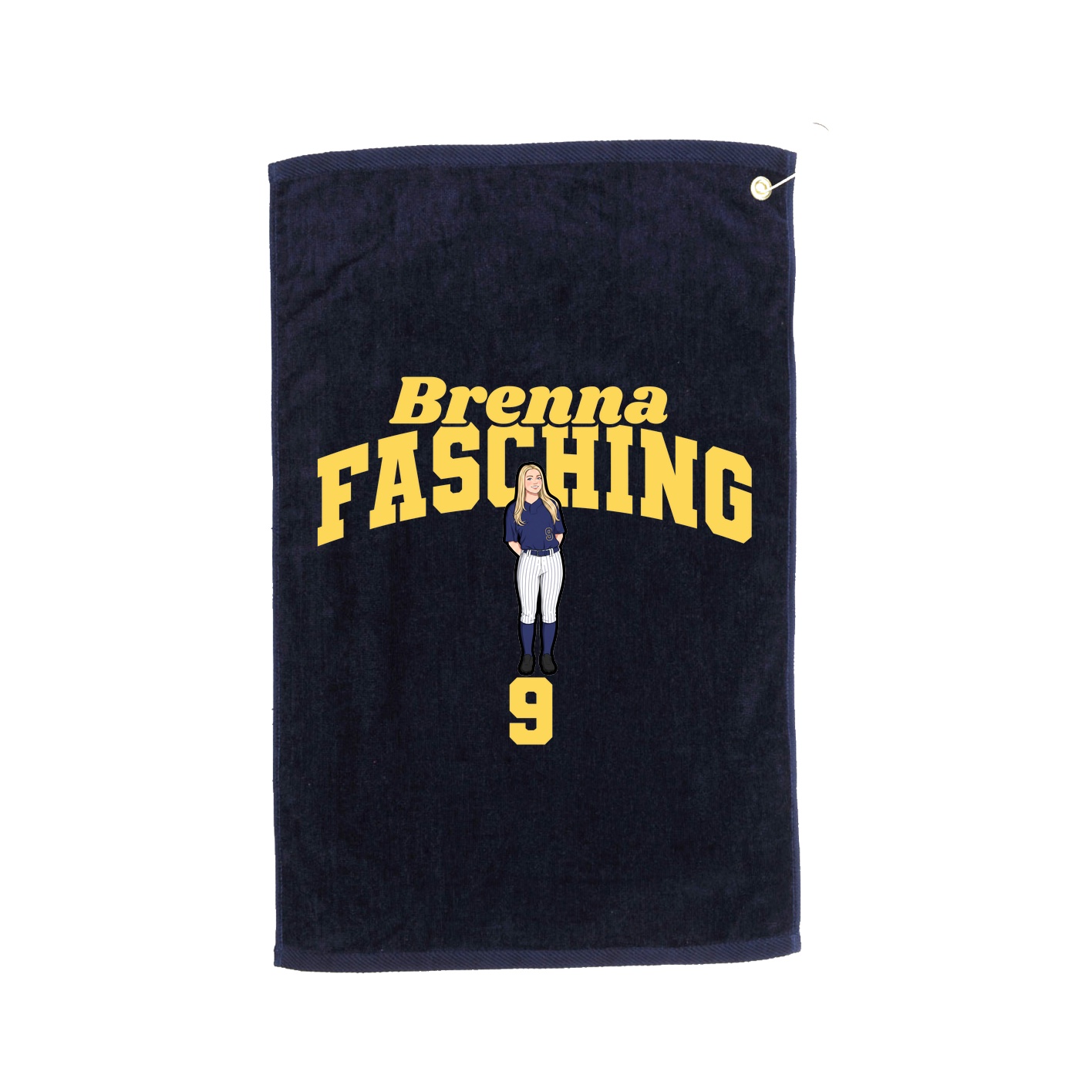 Golf Towel — Signature Arch in Navy