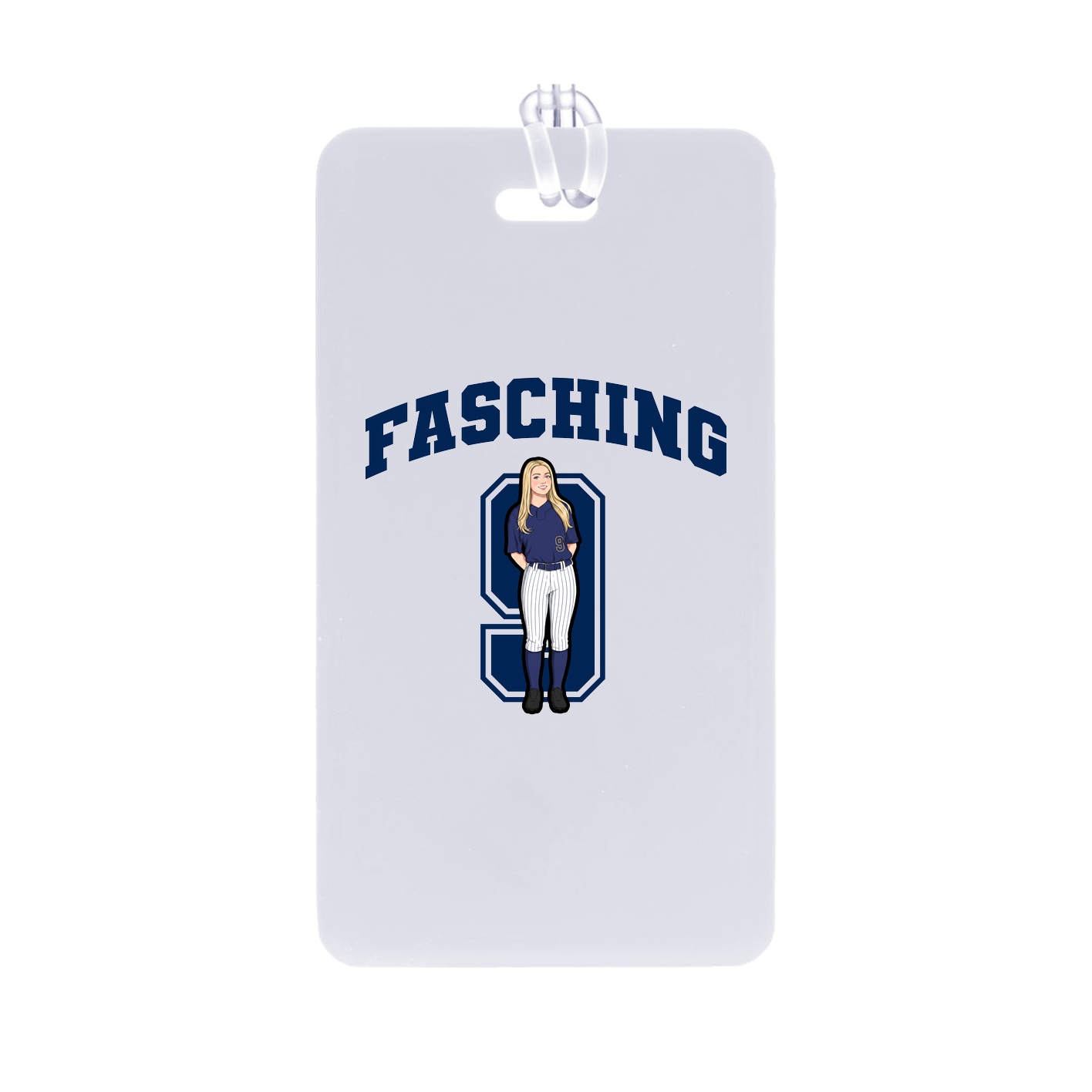 Bag Tag — Number in Classic