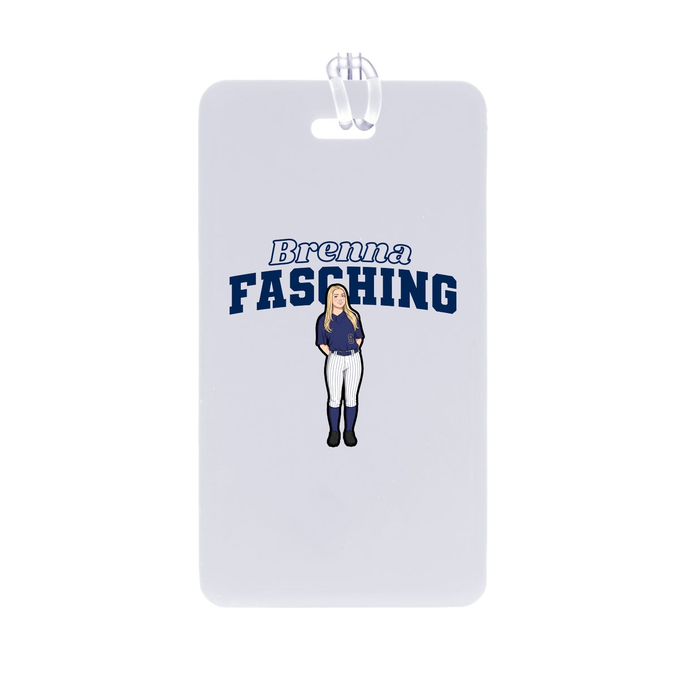Bag Tag — Name Arch in Classic