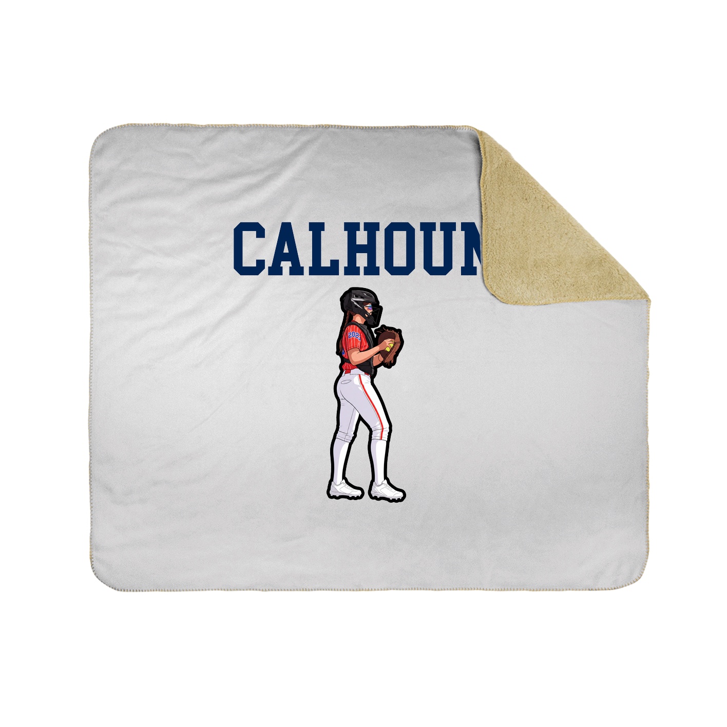 Throw Blanket — Shirsey in White