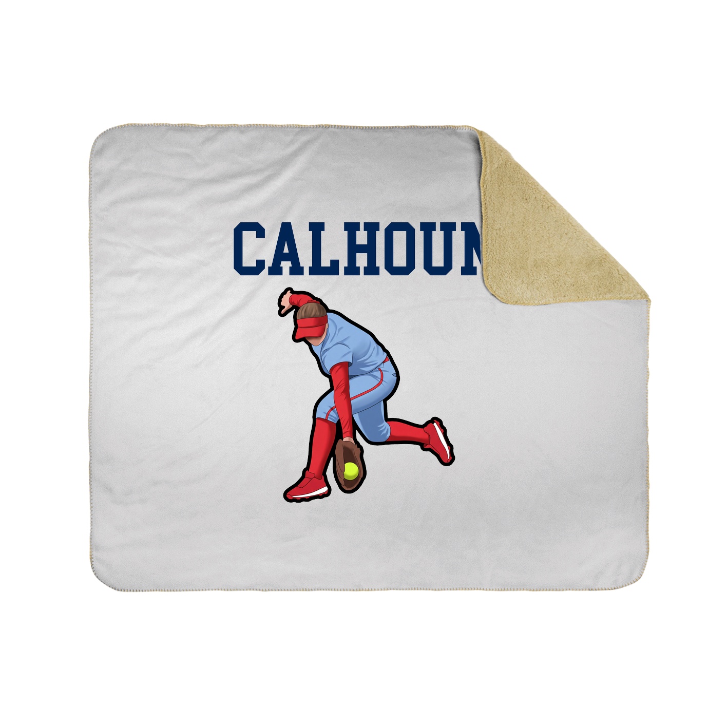 Throw Blanket — Shirsey in White