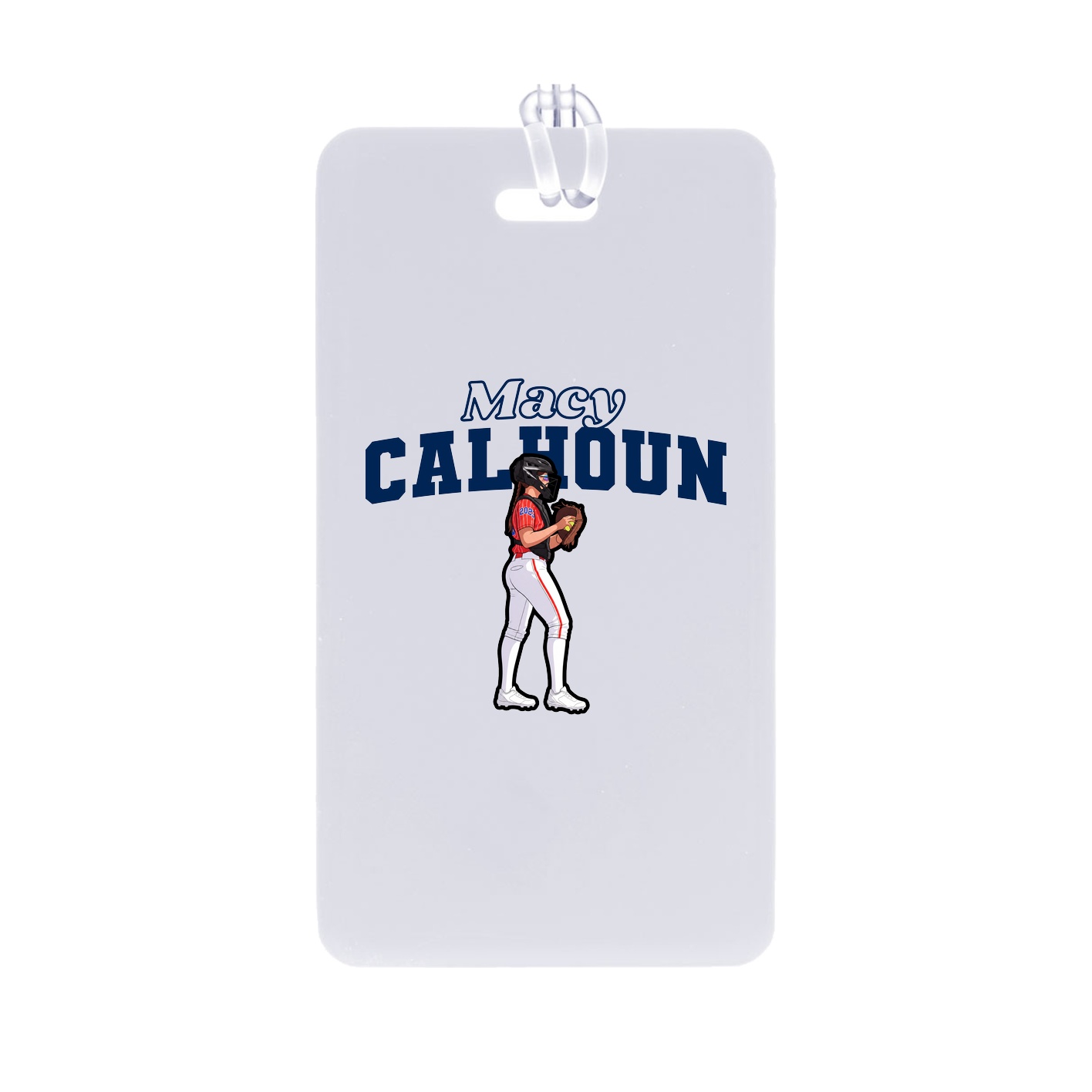 Bag Tag — Name Arch in Classic