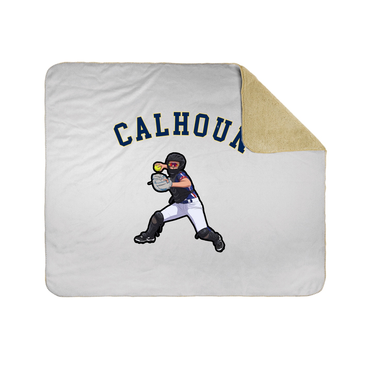 Throw Blanket — Shirsey Arch in White