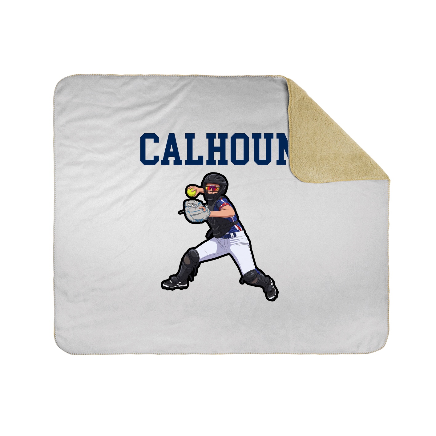 Throw Blanket — Shirsey in White