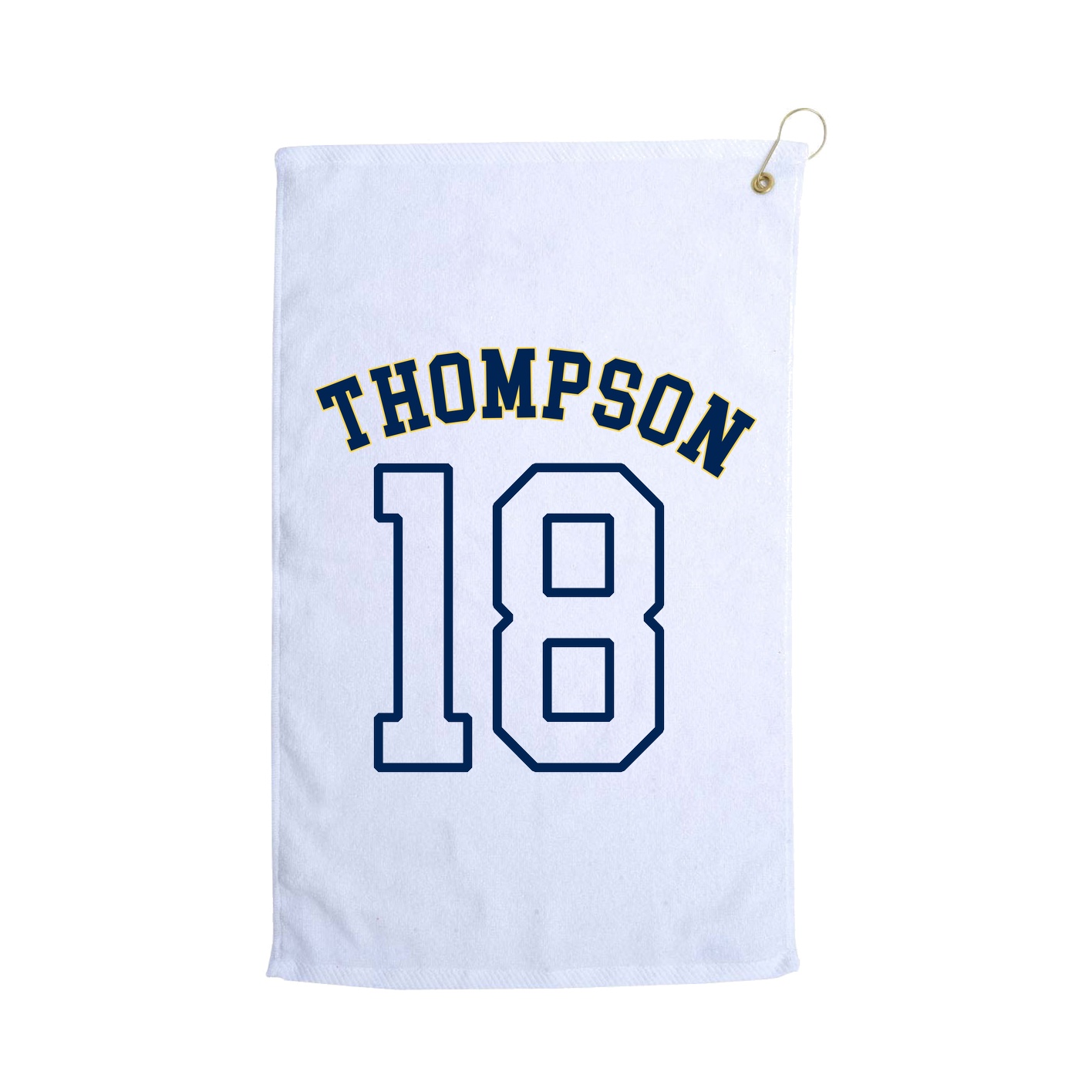 Golf Towel — Shirsey Arch in White