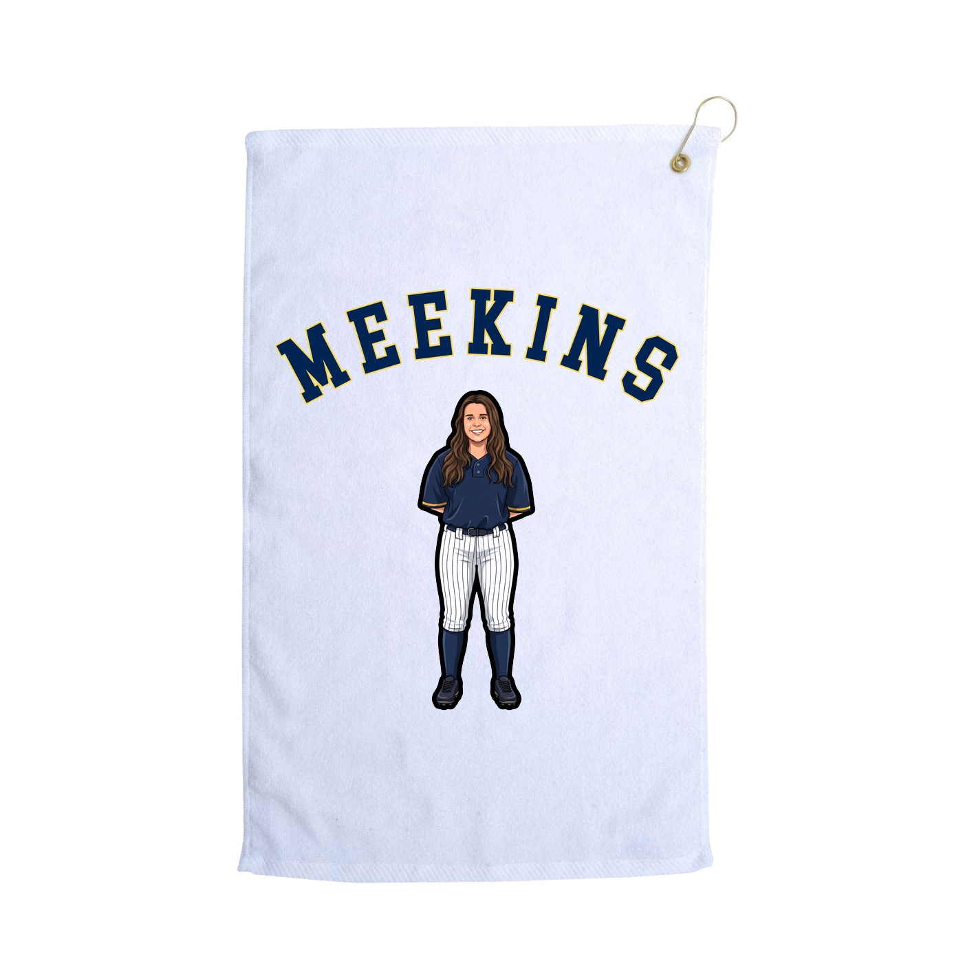 Golf Towel — Shirsey Arch in White