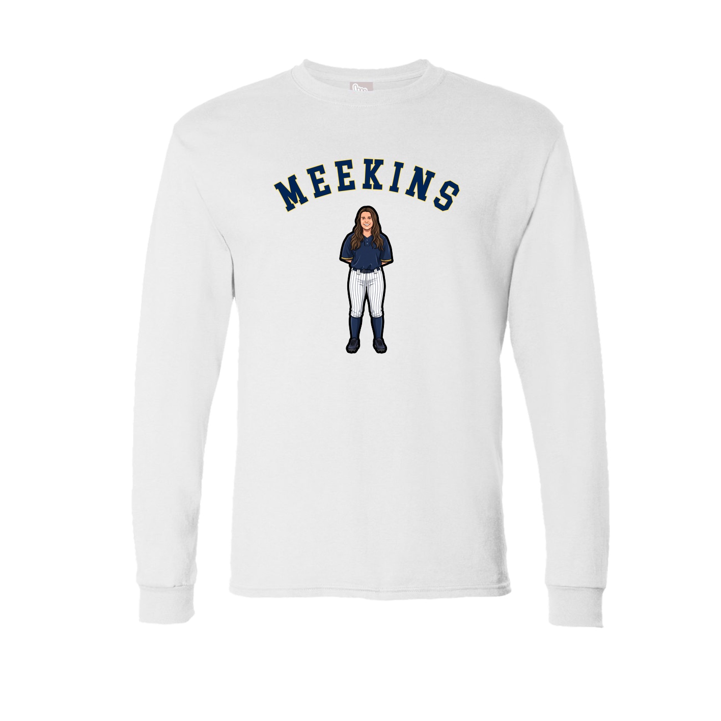 Long Sleeve Tee — Shirsey Arch in White