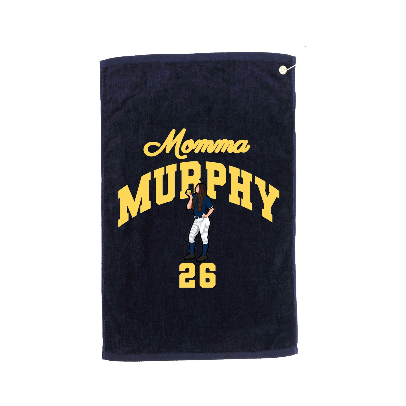 Golf Towel — Mothers Day Arch in Navy