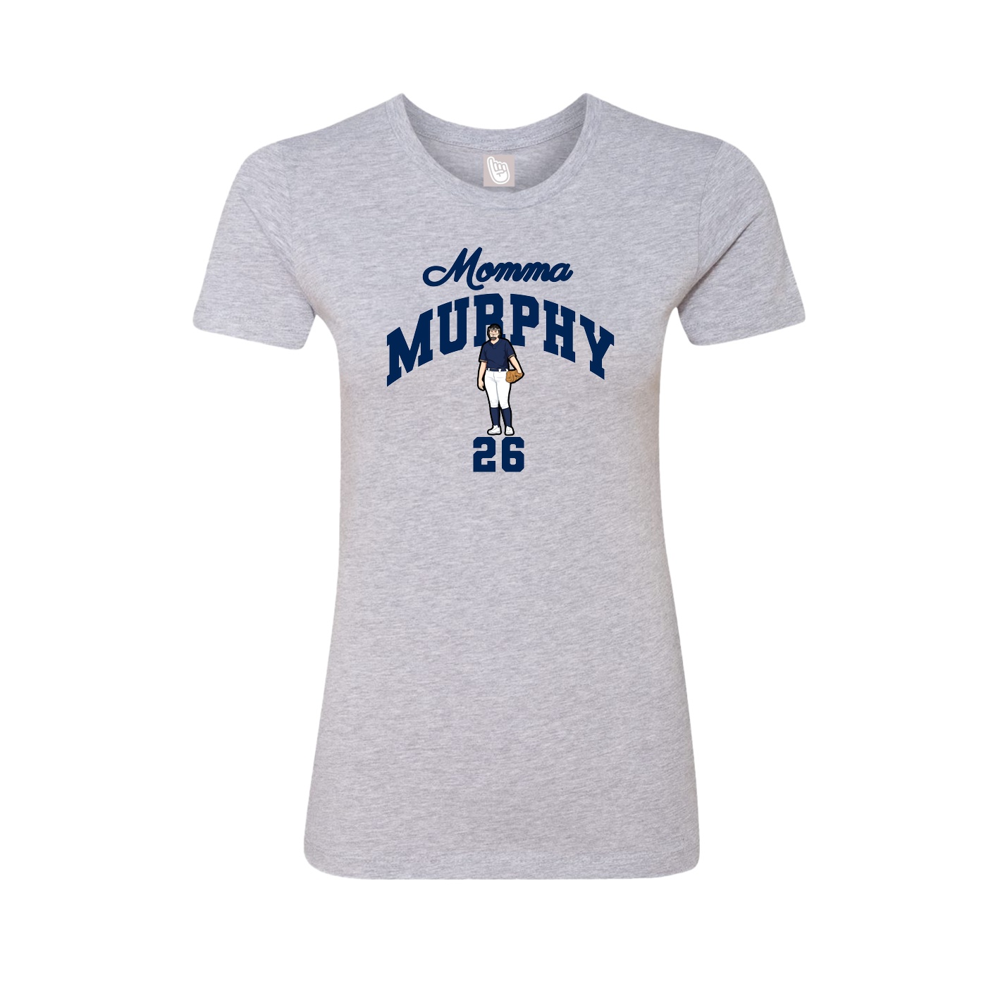 Womens Tee — Mothers Day Arch in Grey