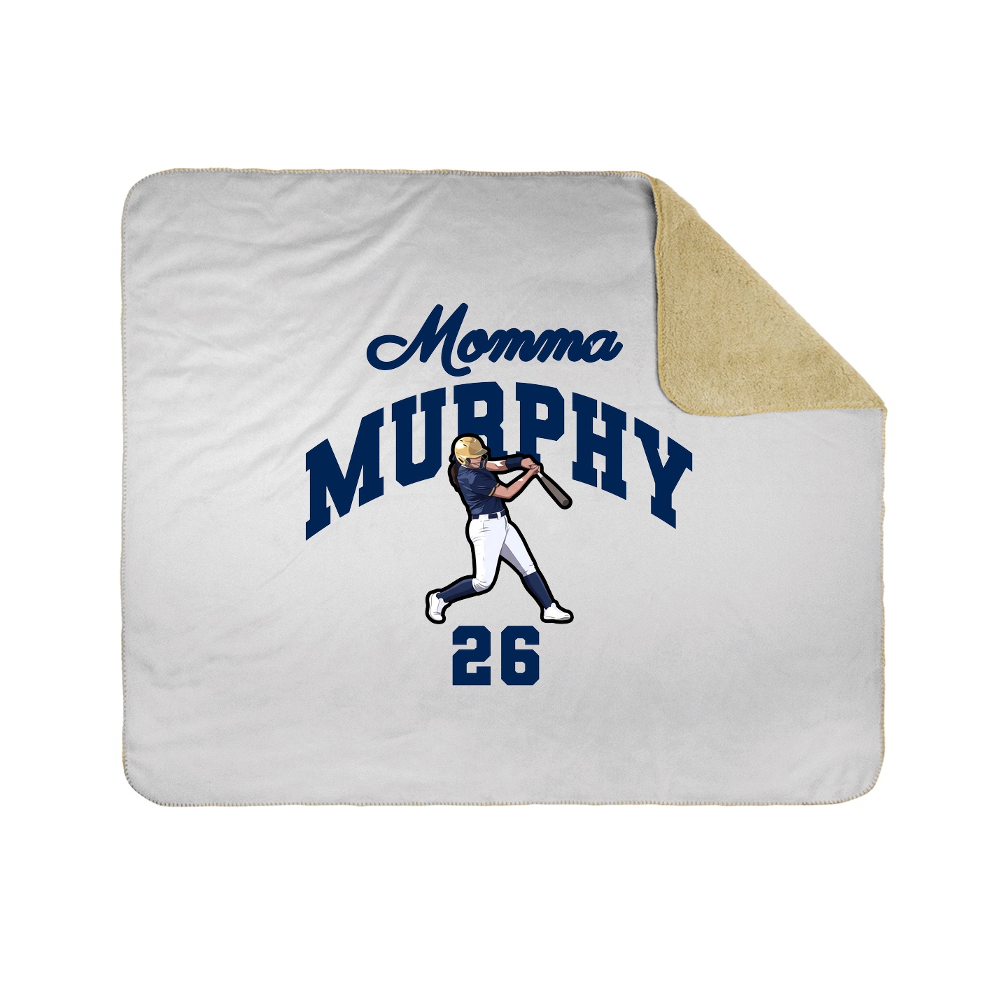 Throw Blanket — Mothers Day Arch in White