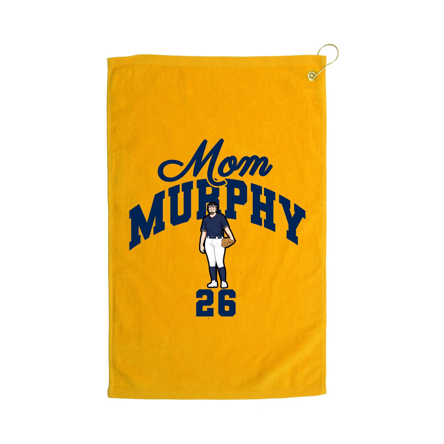 Golf Towel — Mothers Day Arch in Gold