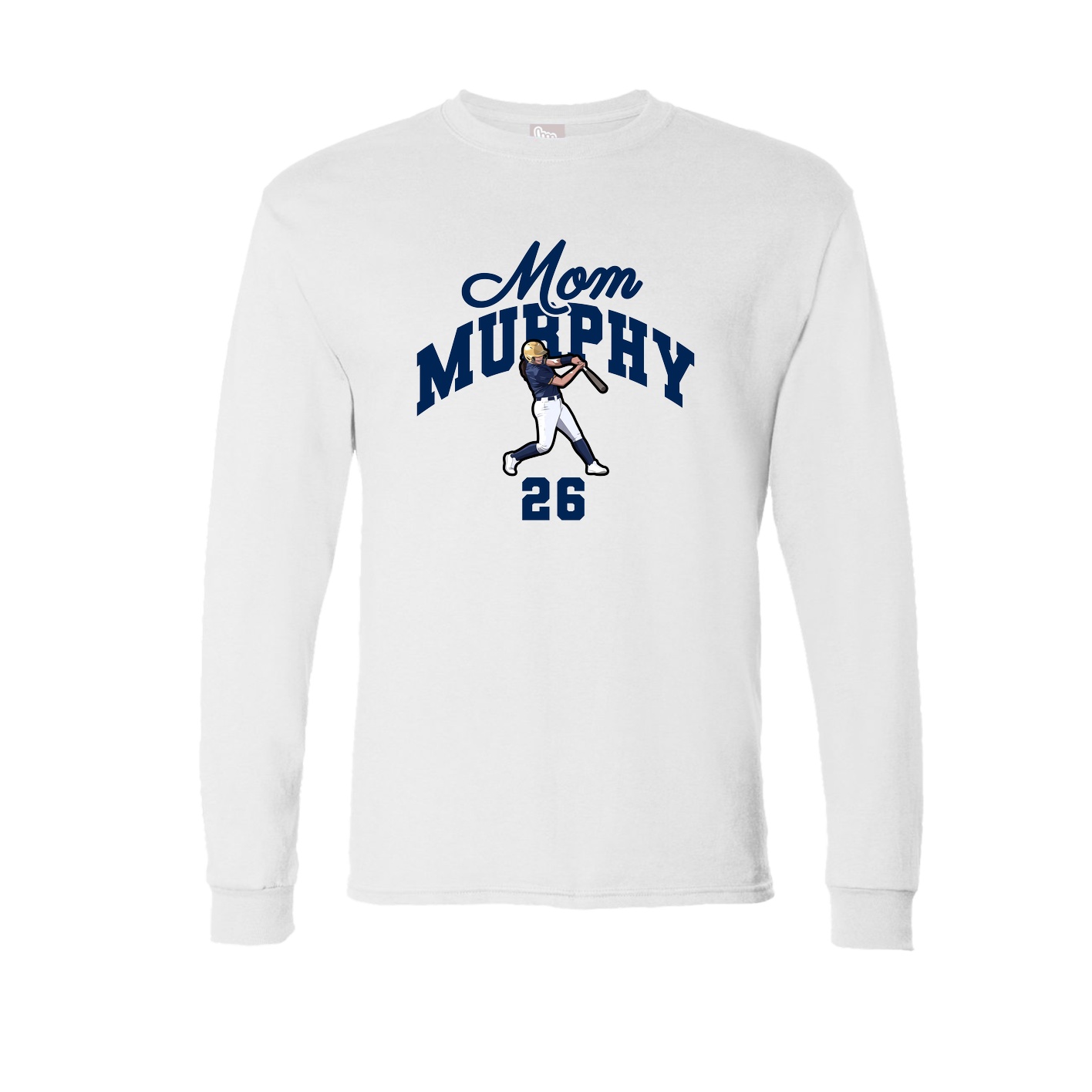Long Sleeve Tee — Mothers Day Arch in White
