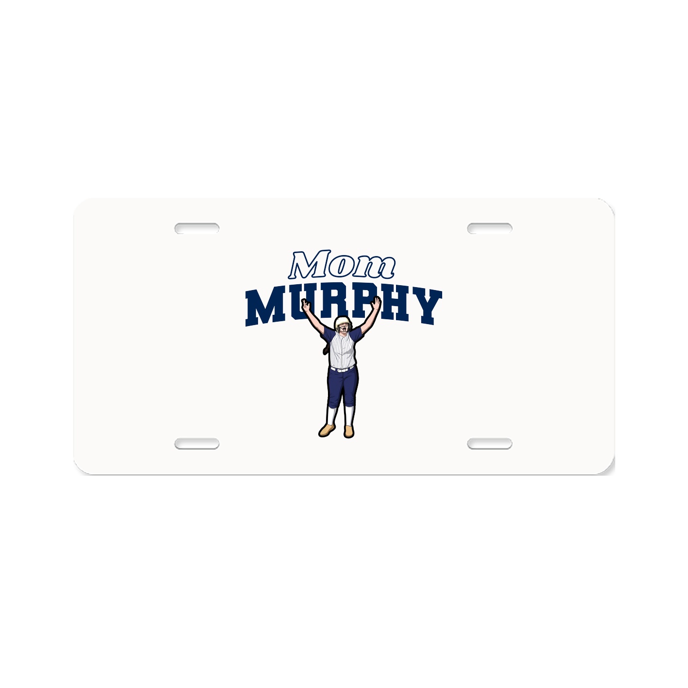 License Plate — Mothers Day Block in Classic