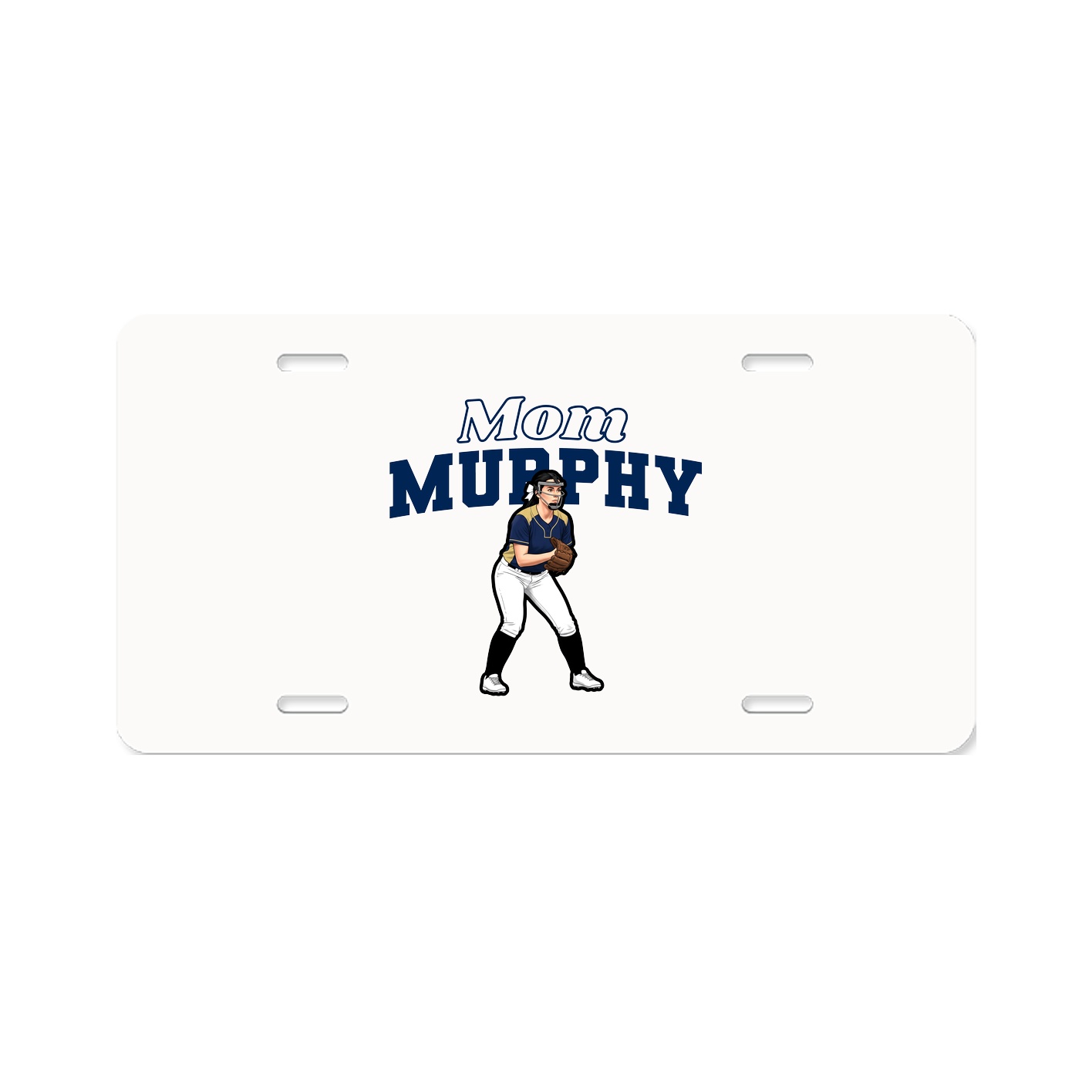 License Plate — Mothers Day Block in Classic