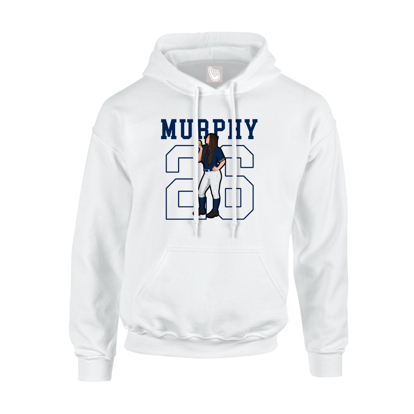 Youth Hoodie — Shirsey in White