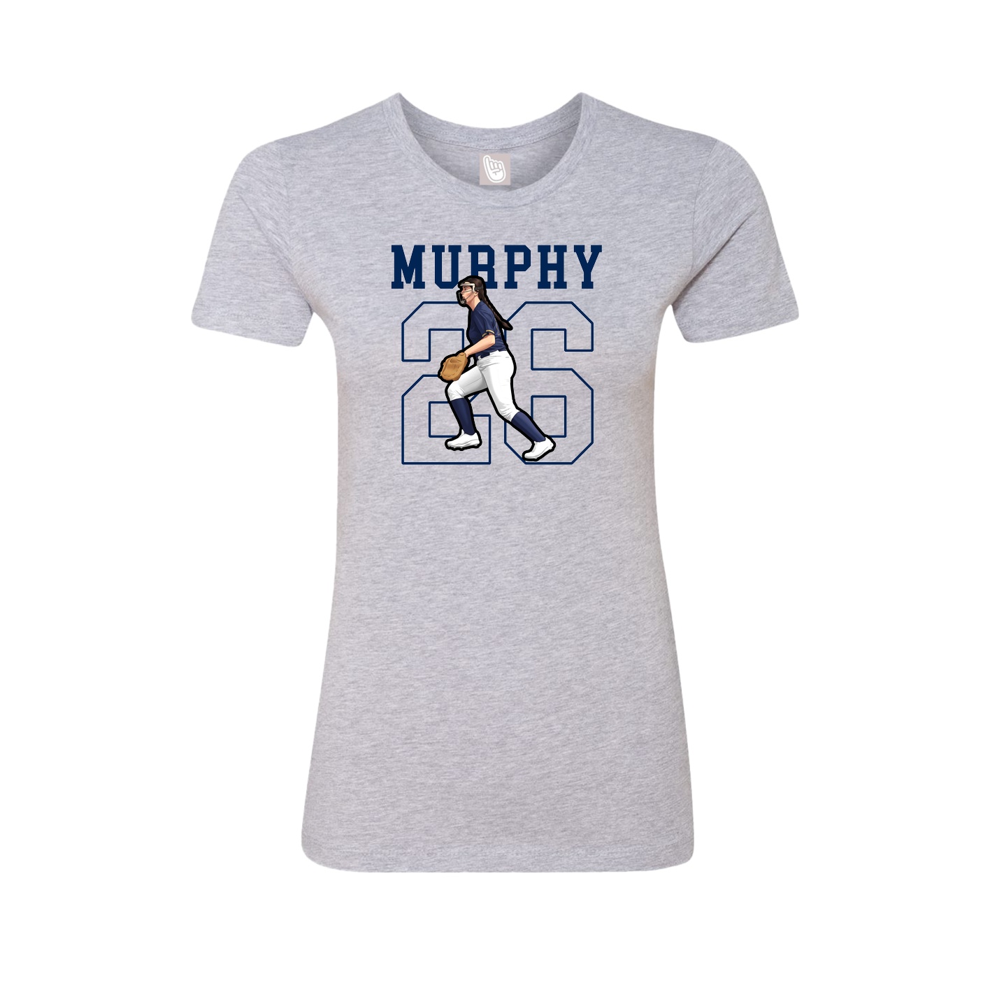 Fitted Women's Tee — Shirsey in Grey