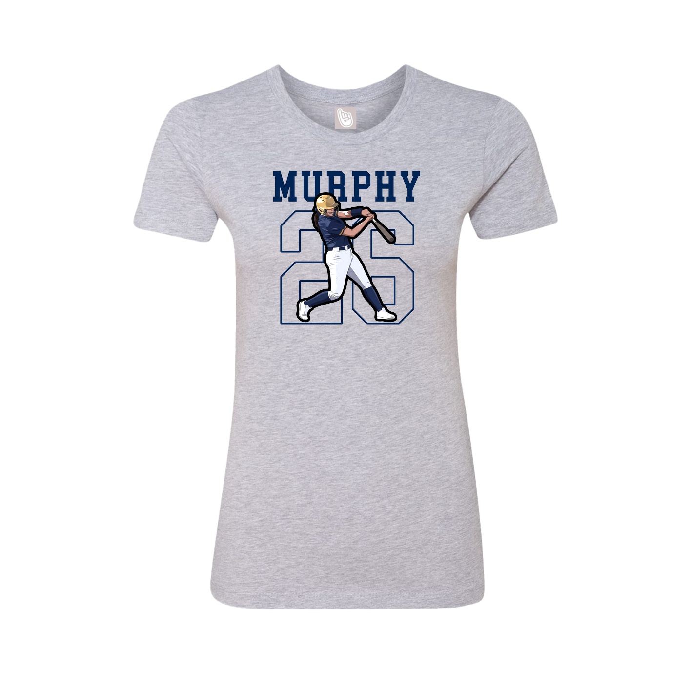 Fitted Women's Tee — Shirsey in Grey