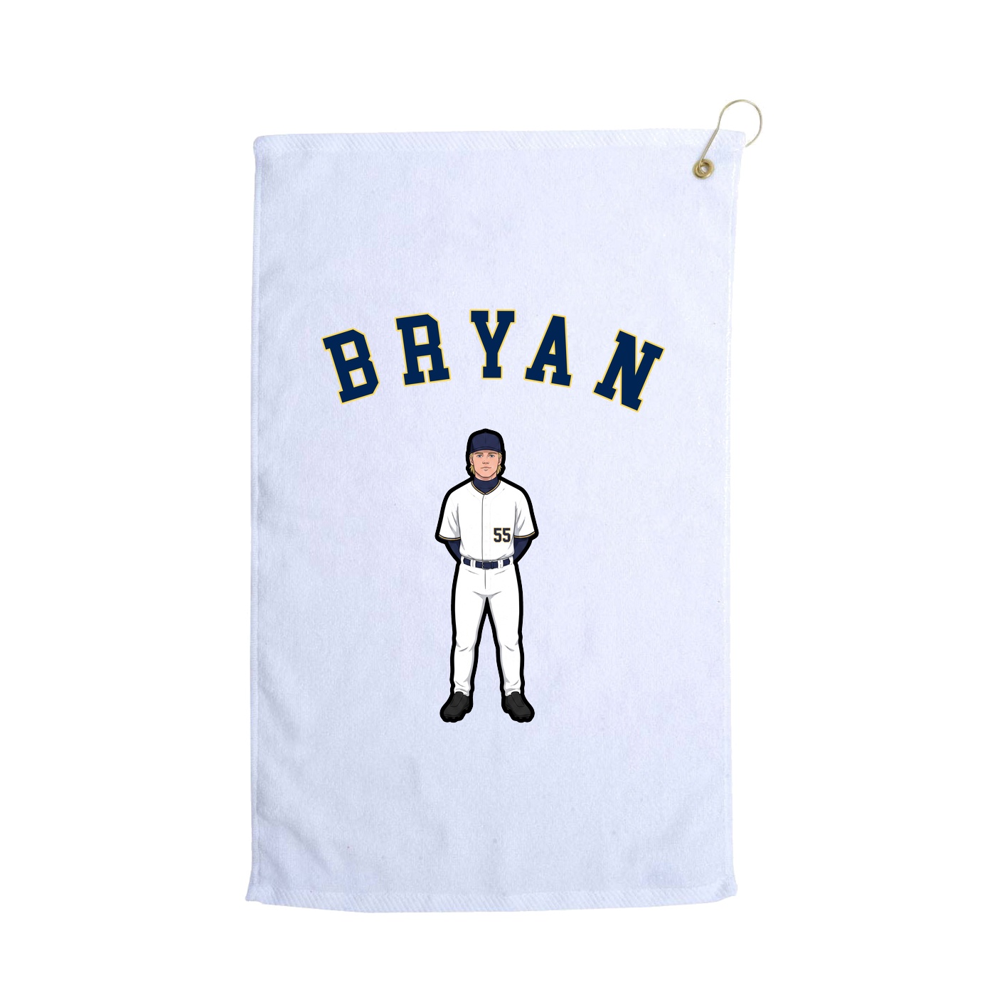 Golf Towel — Shirsey Arch in White