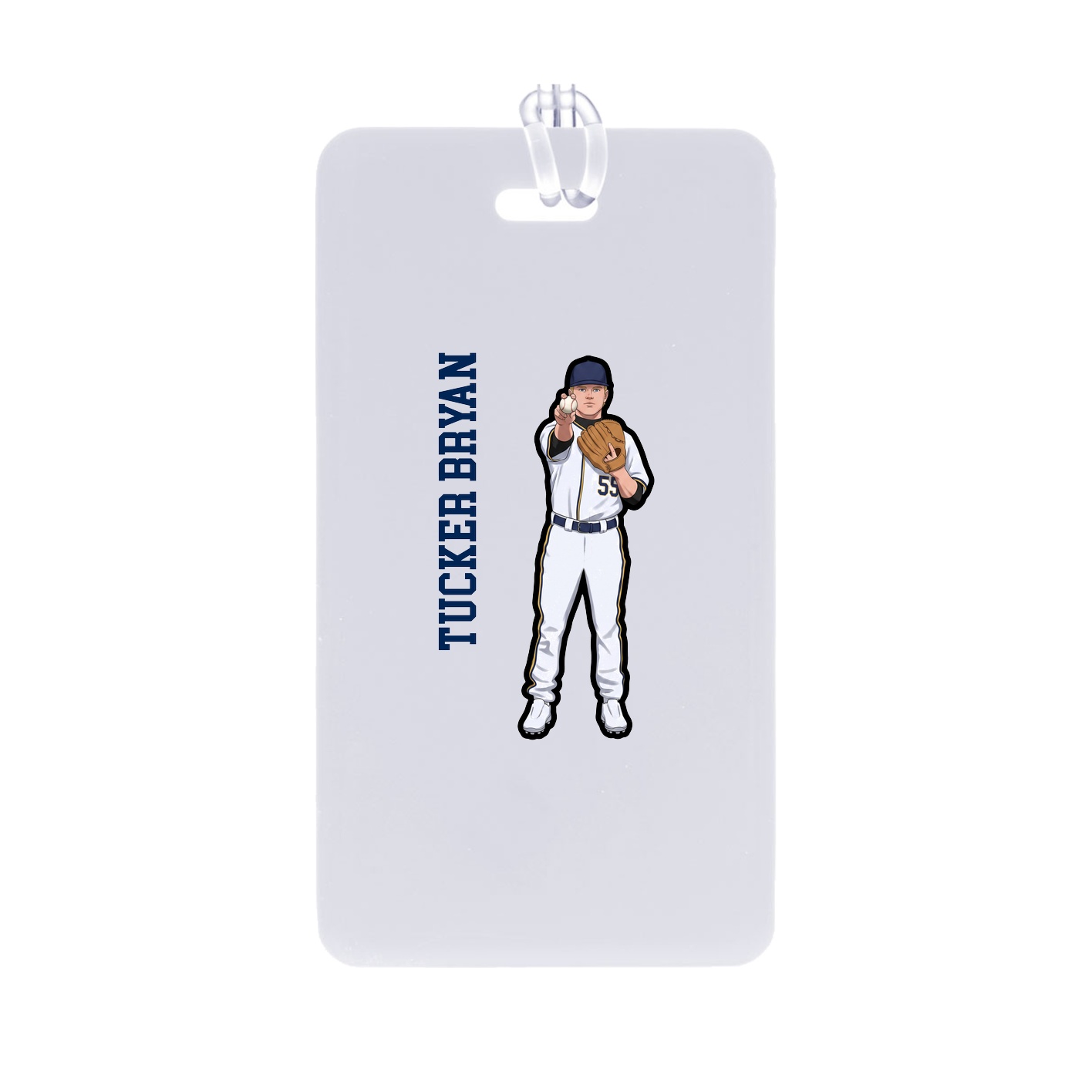 Bag Tag — Name Vertical in Classic