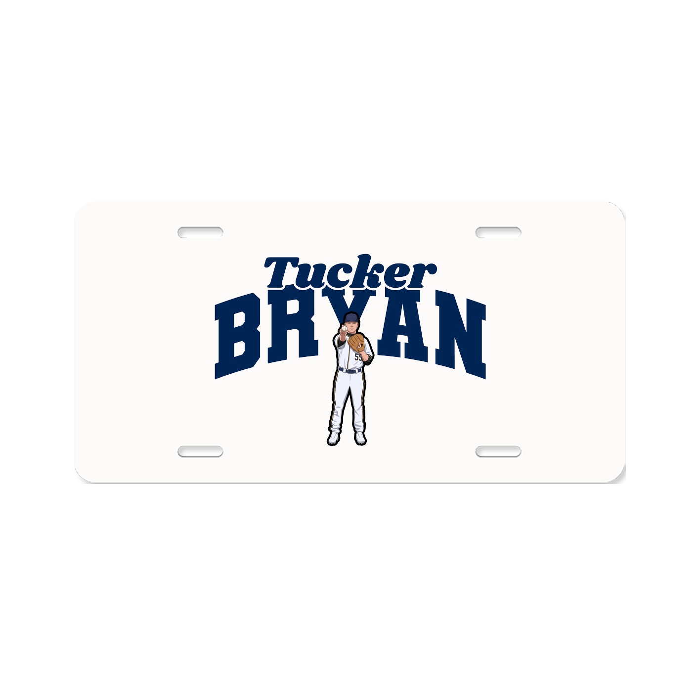 License Plate — Signature Arch in Classic