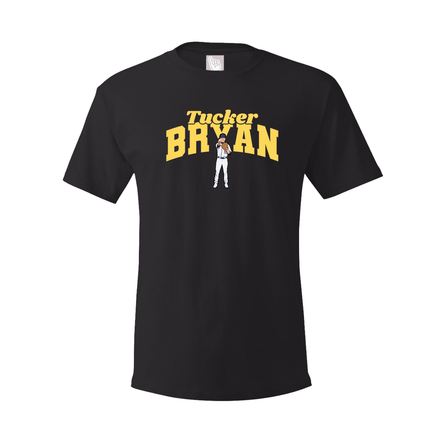 Youth Tee — Signature Arch in Black