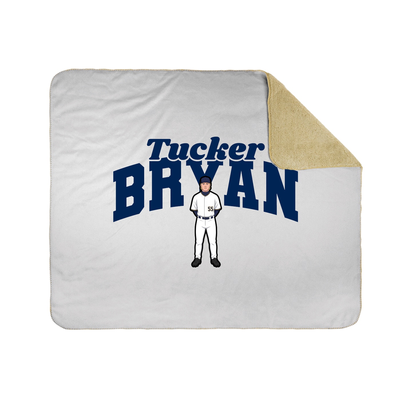 Throw Blanket — Signature Arch in White