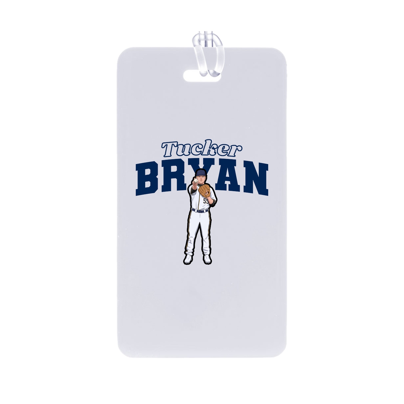 Bag Tag — Name Arch in Classic