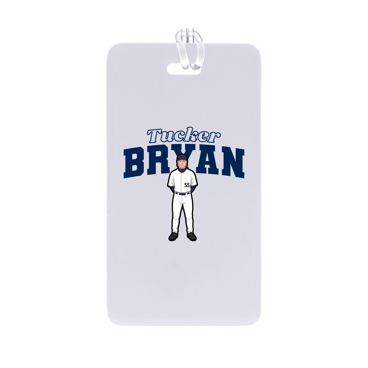 Bag Tag — Name Arch in Classic