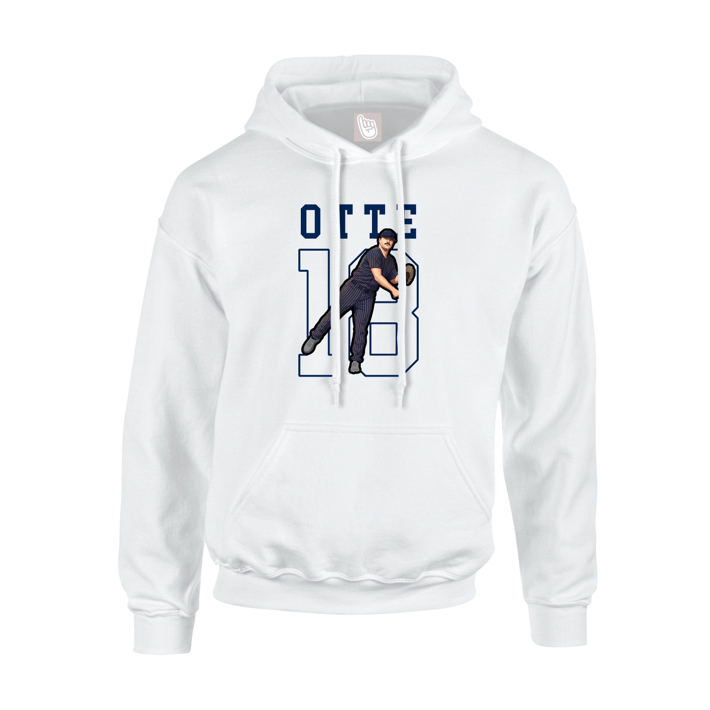 Hoodie — Shirsey in White
