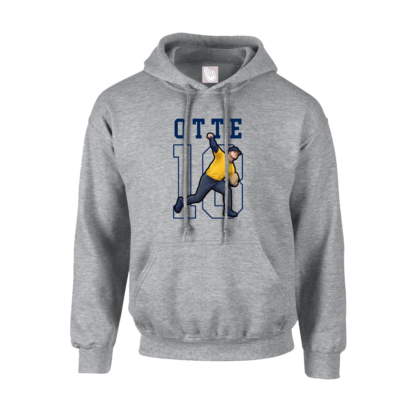 Hoodie — Shirsey in Grey