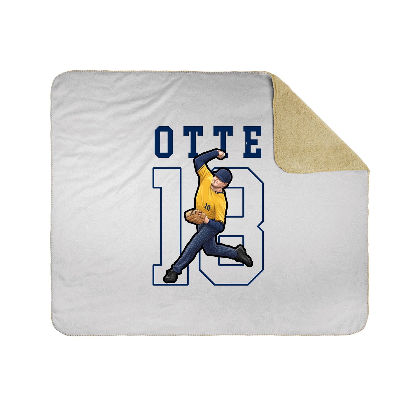 Throw Blanket — Shirsey in White