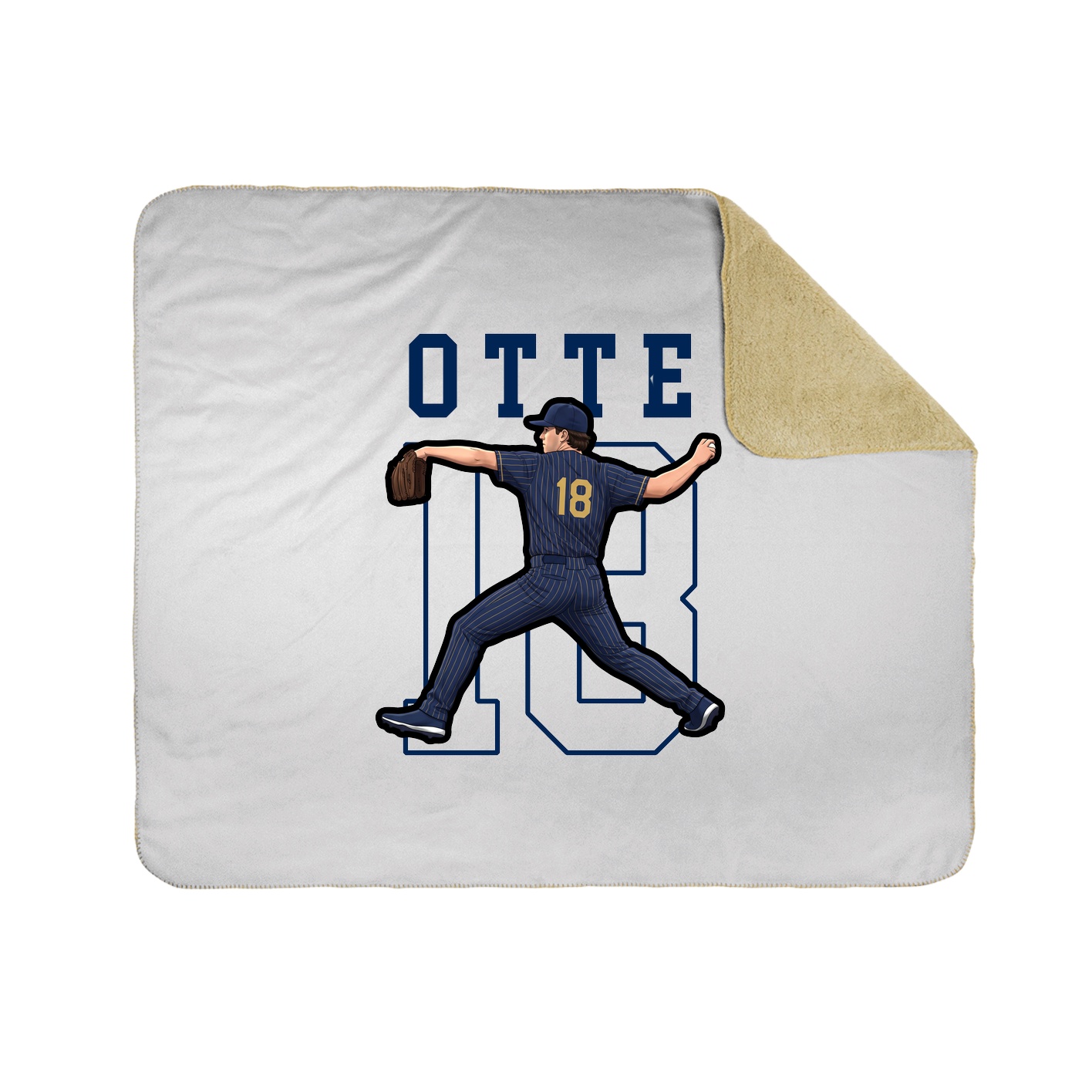Throw Blanket — Shirsey in White