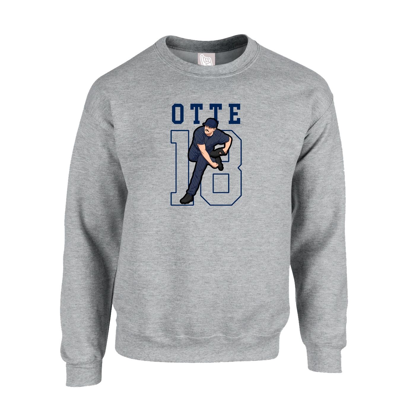 Fleece Crew — Shirsey in Grey
