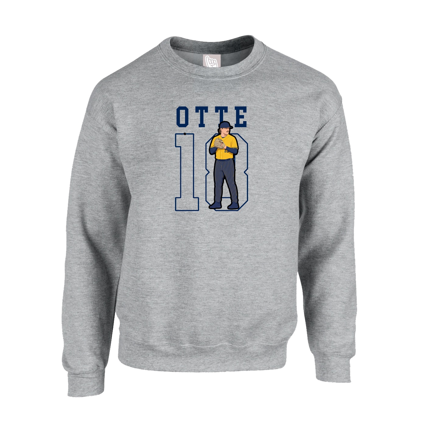 Fleece Crew — Shirsey in Grey