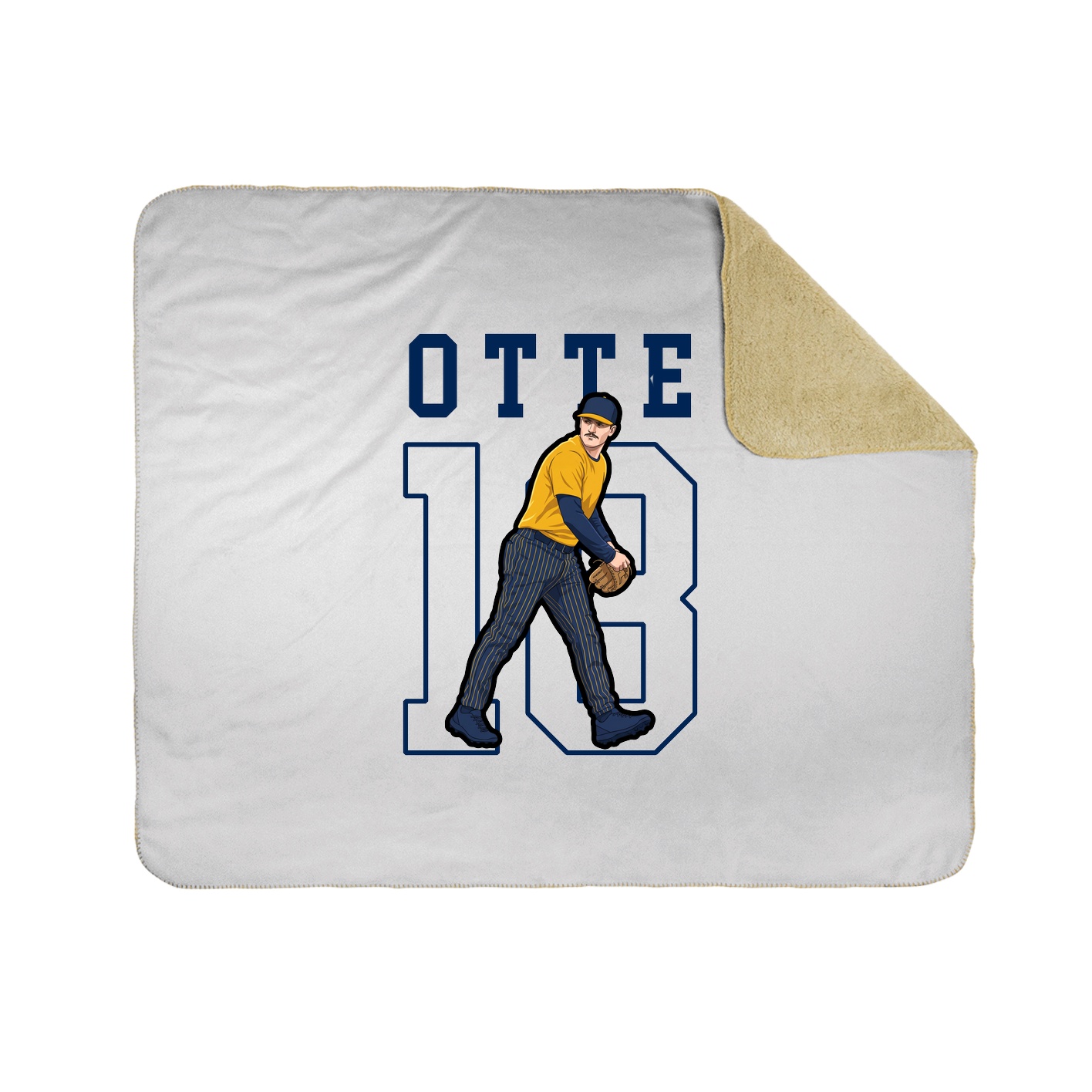 50x60 Sherpa Lined Throw Blanket