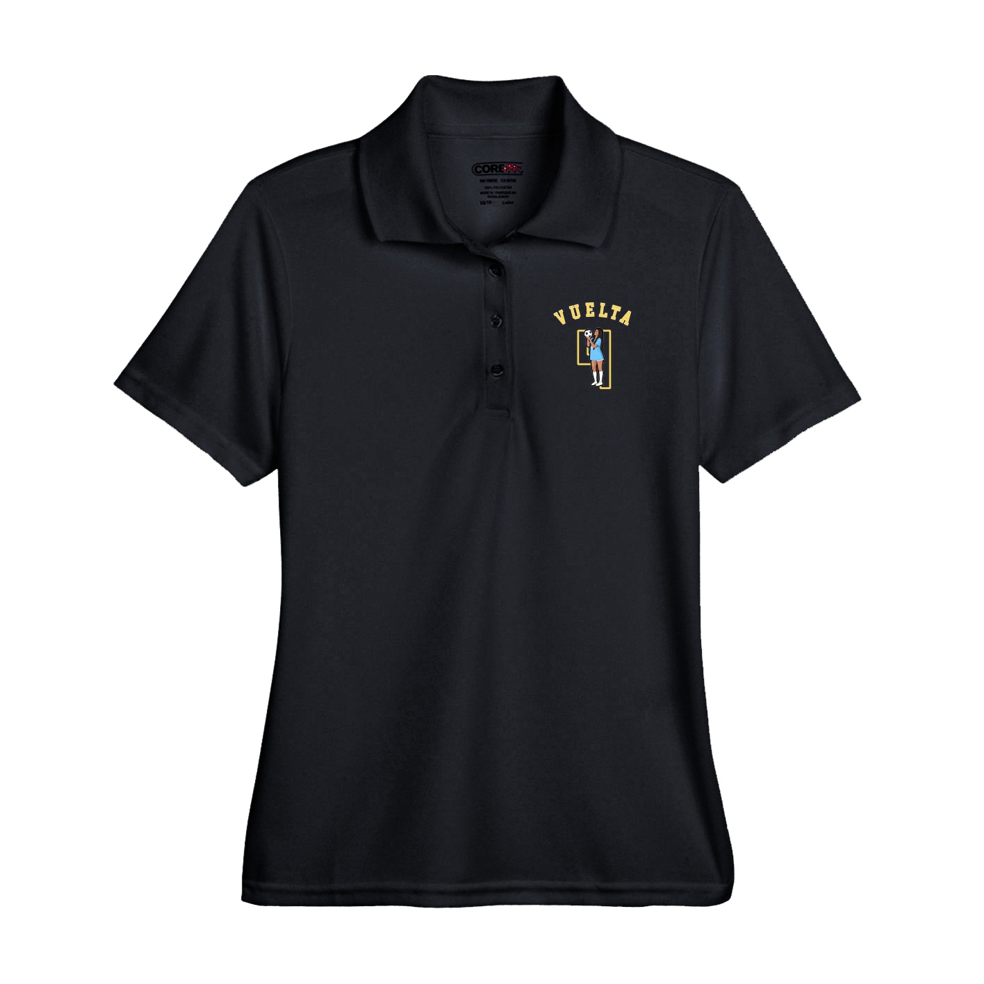 Performance Polo — Shirsey Arch in Black
