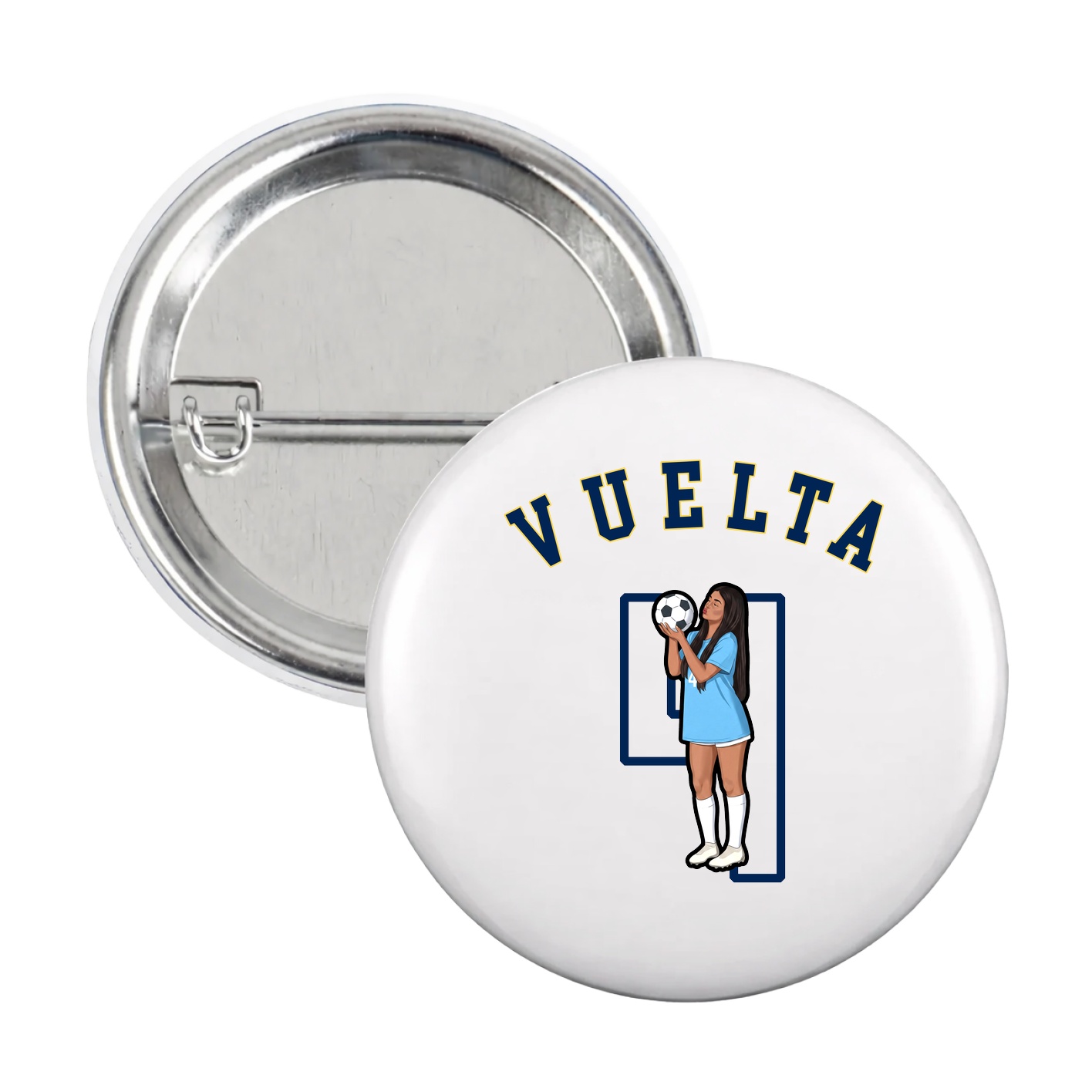 Game Day Button — Shirsey Arch in White