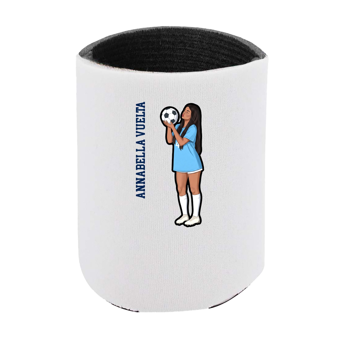 Can Holder — Name Vertical in White