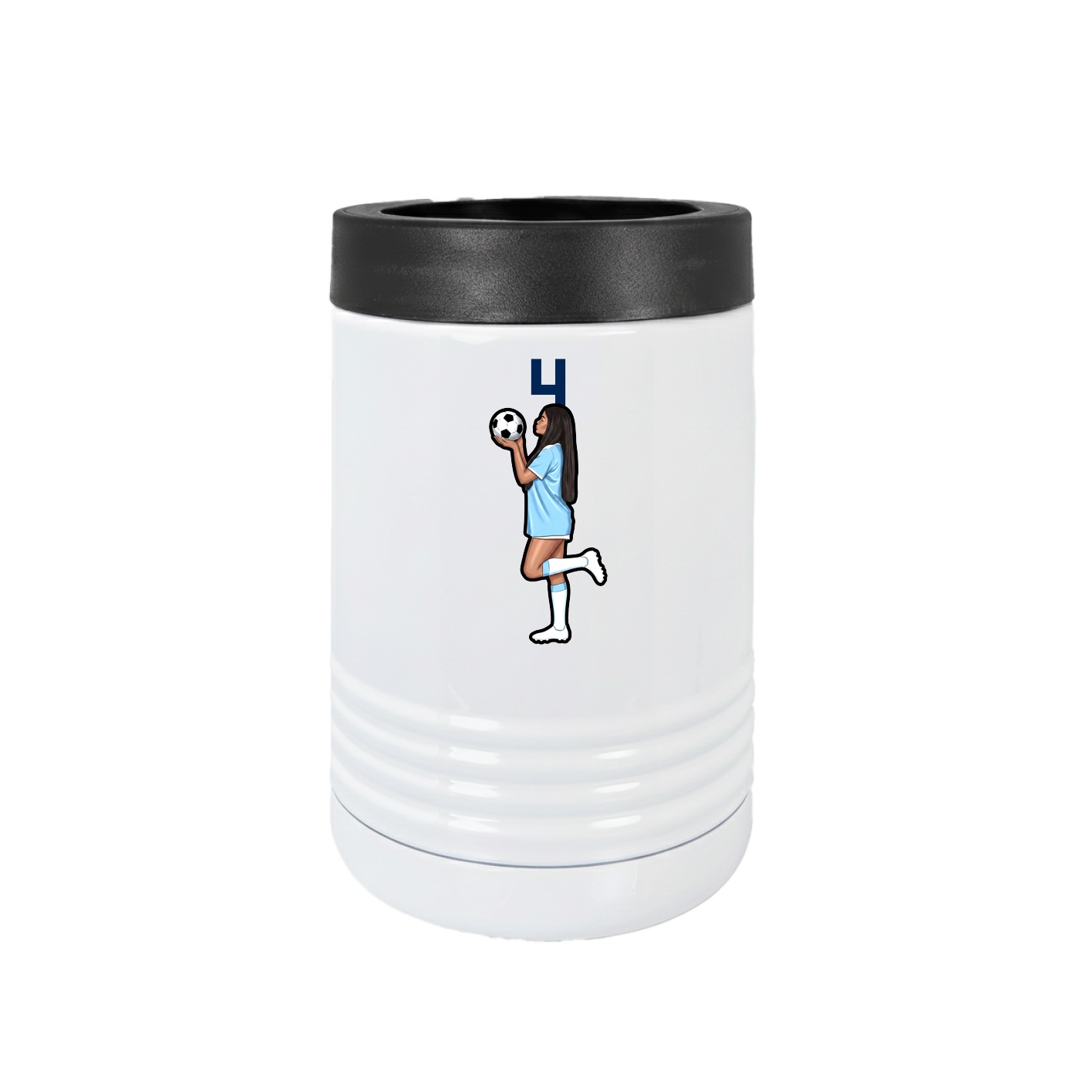 Beverage Holder — Number Top in White