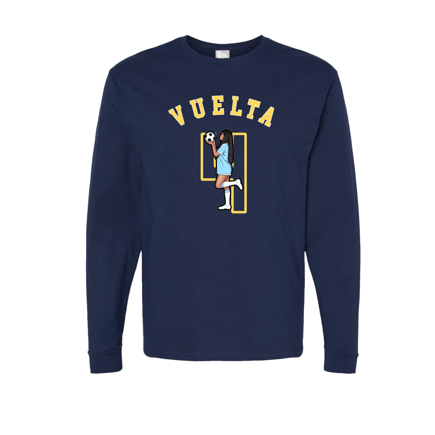 Long Sleeve Tee — Shirsey Arch in Navy