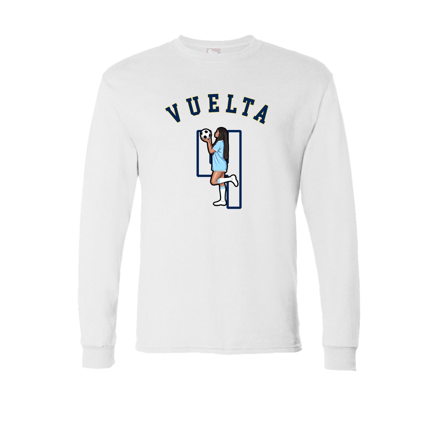 Long Sleeve Tee — Shirsey Arch in White