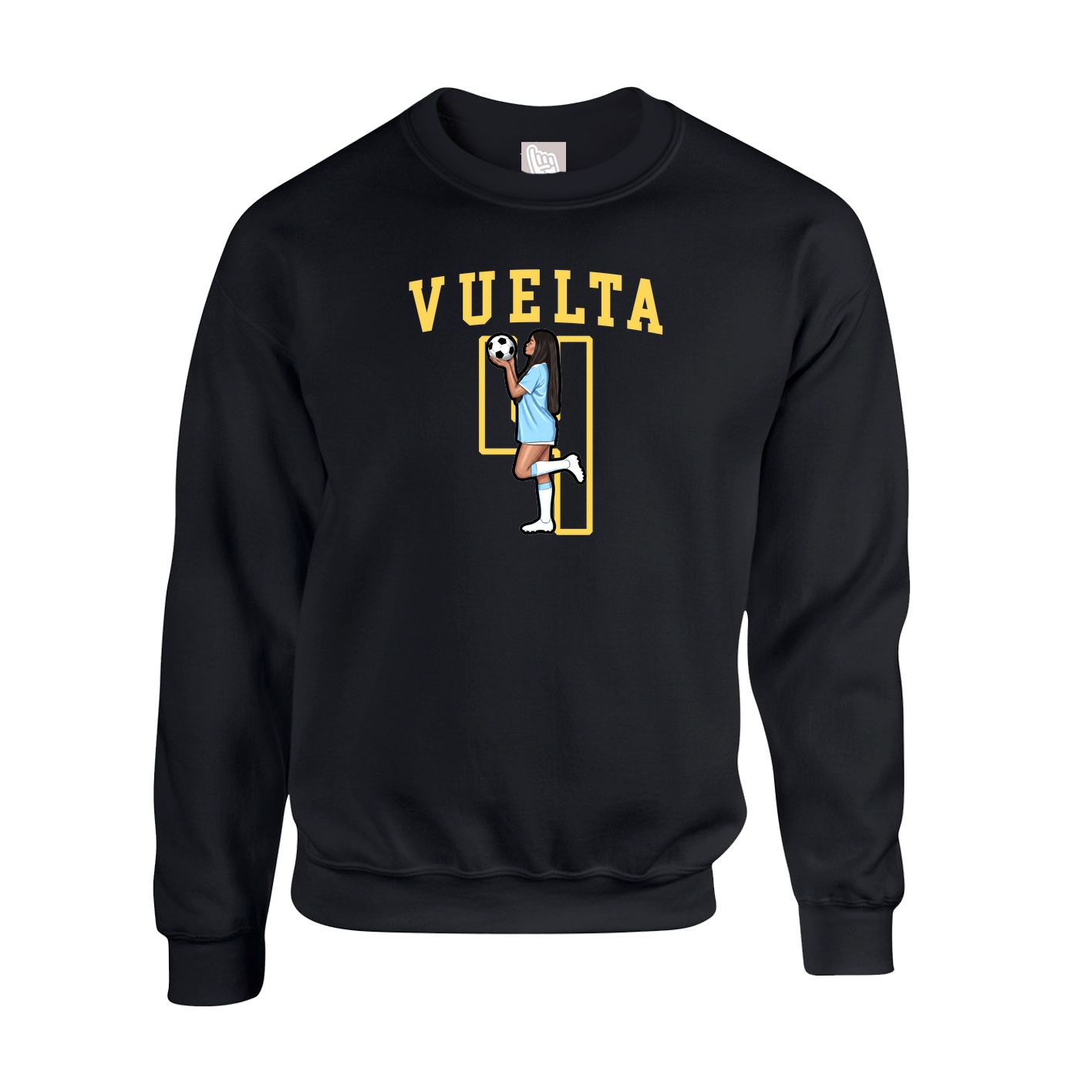 Fleece Crew — Shirsey in Black