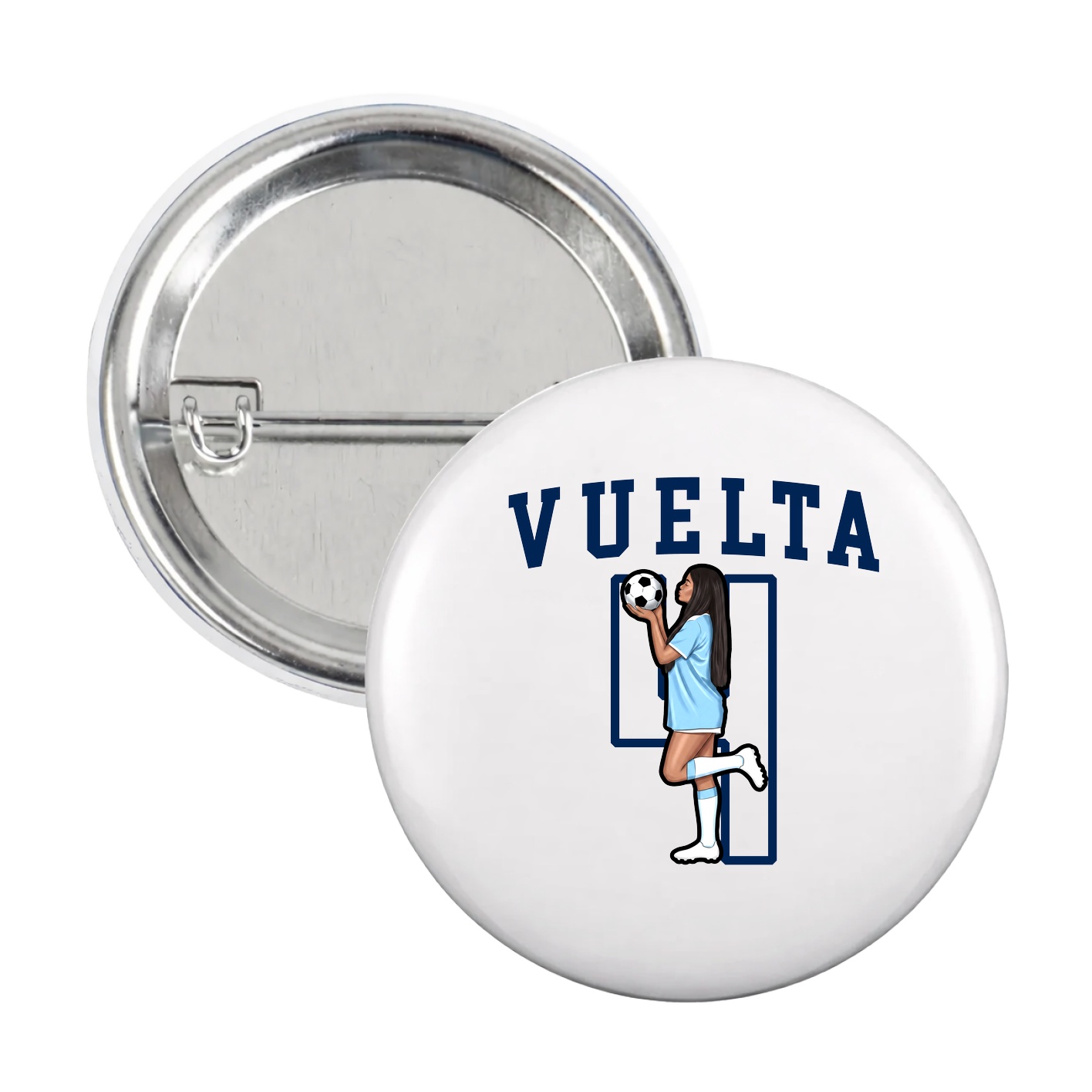 Game Day Button — Shirsey in White