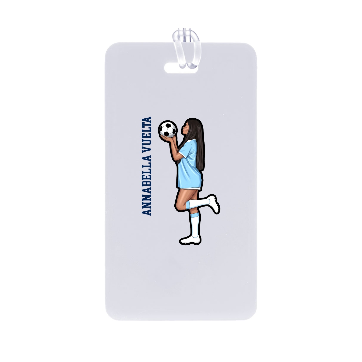 Bag Tag — Name Vertical in Classic