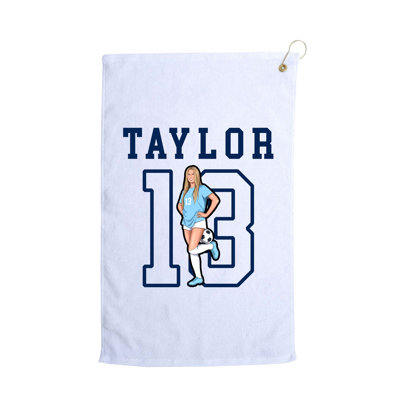 Golf Towel — Shirsey in White