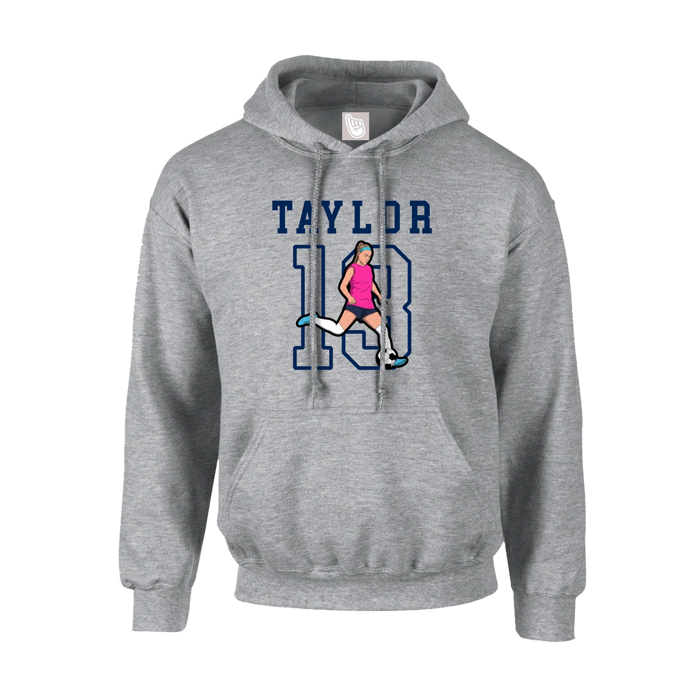 Hoodie — Shirsey in Grey