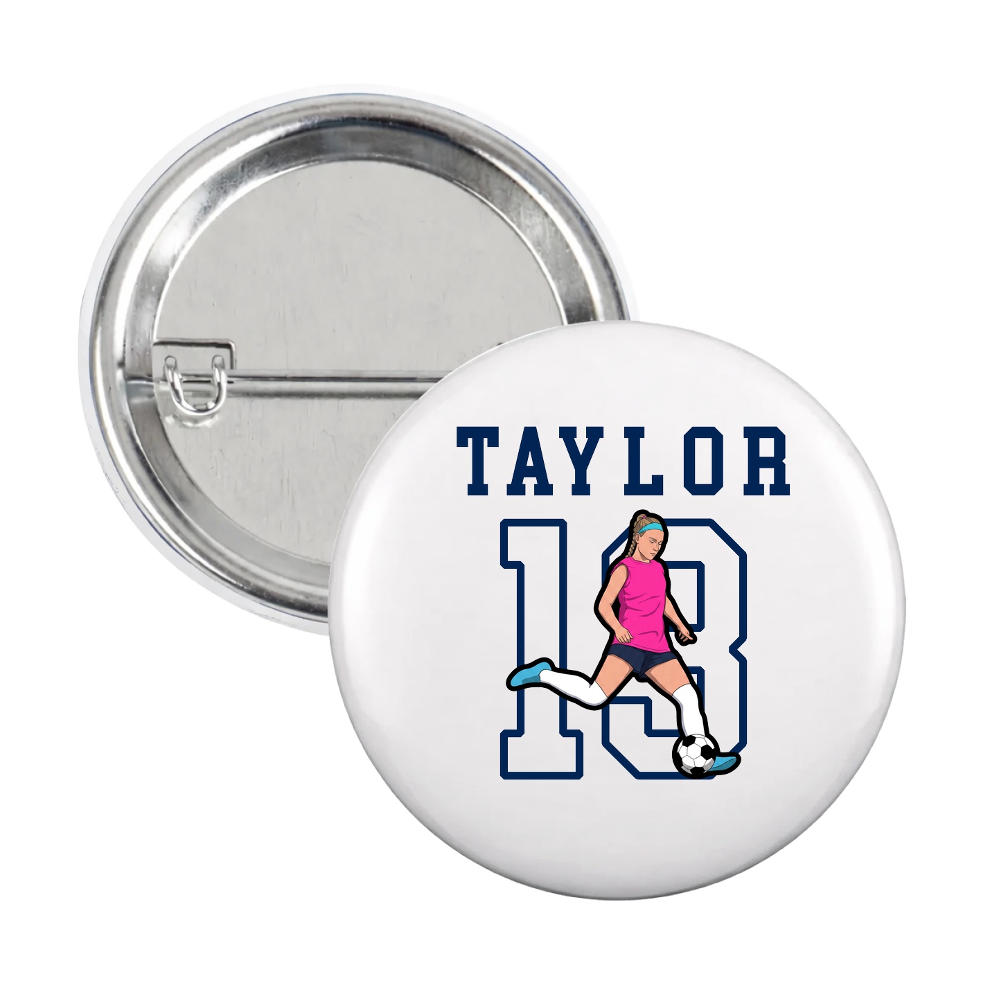 Game Day Button — Shirsey in White